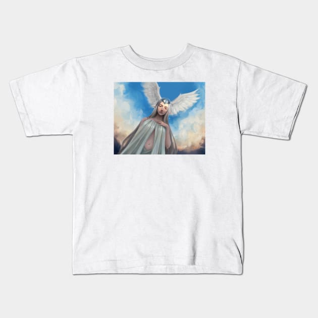 Angel Wings Kids T-Shirt by Aristokati